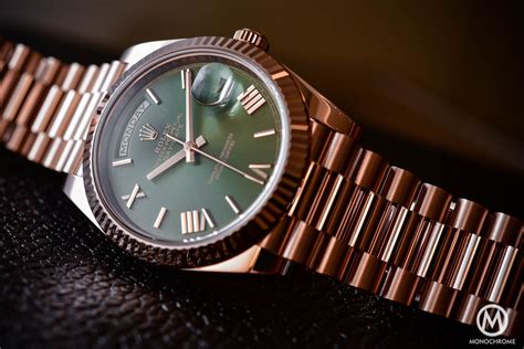 rolex president green strap|rolex green vs green.